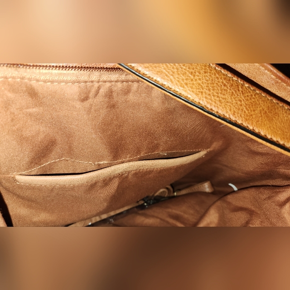 NWOT Patchwork Brown Slouchy Purse - Picture 11 of 14